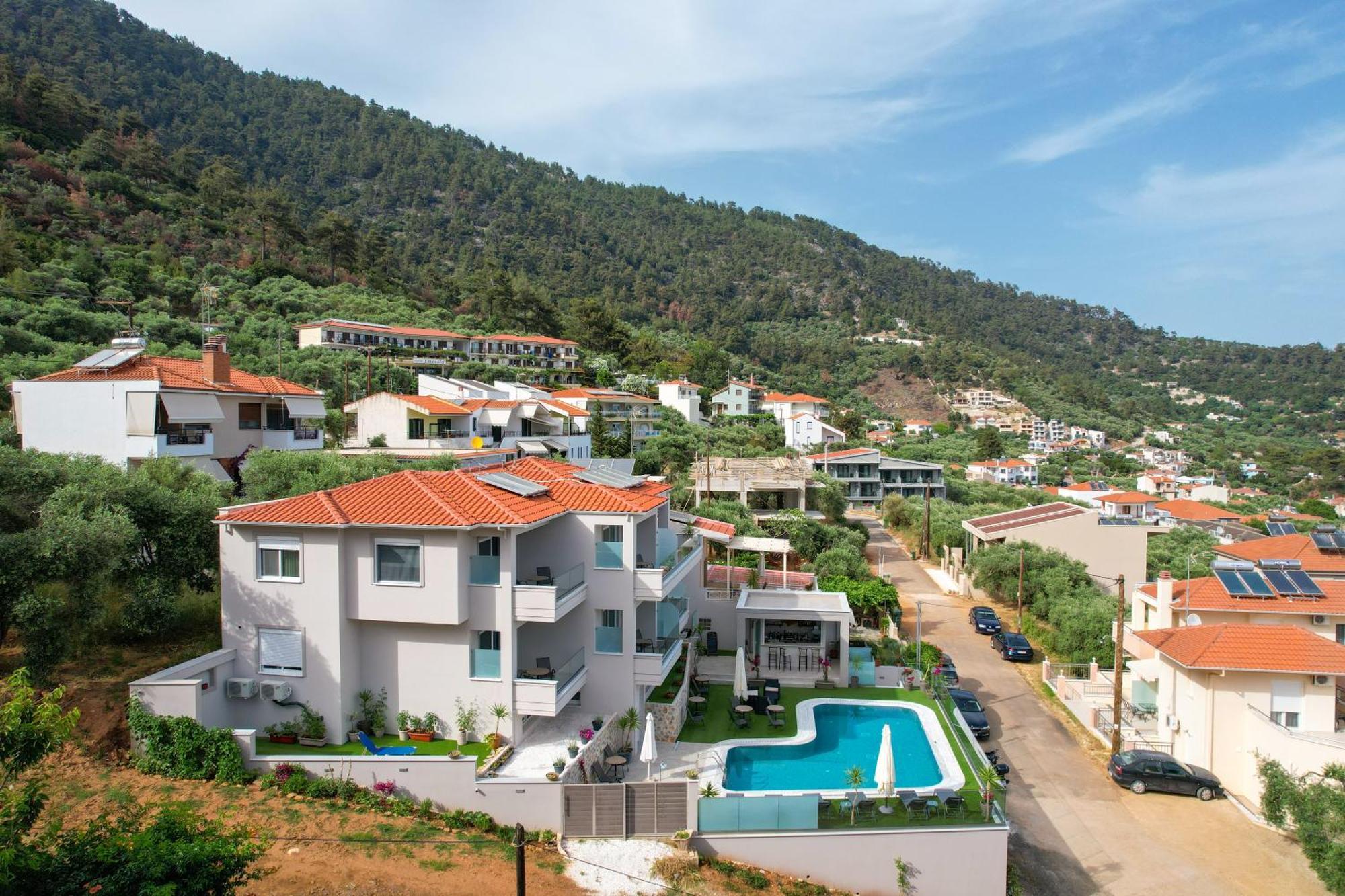 Villa Finikas Thassos Golden Beach Хриси-Амудия Экстерьер фото