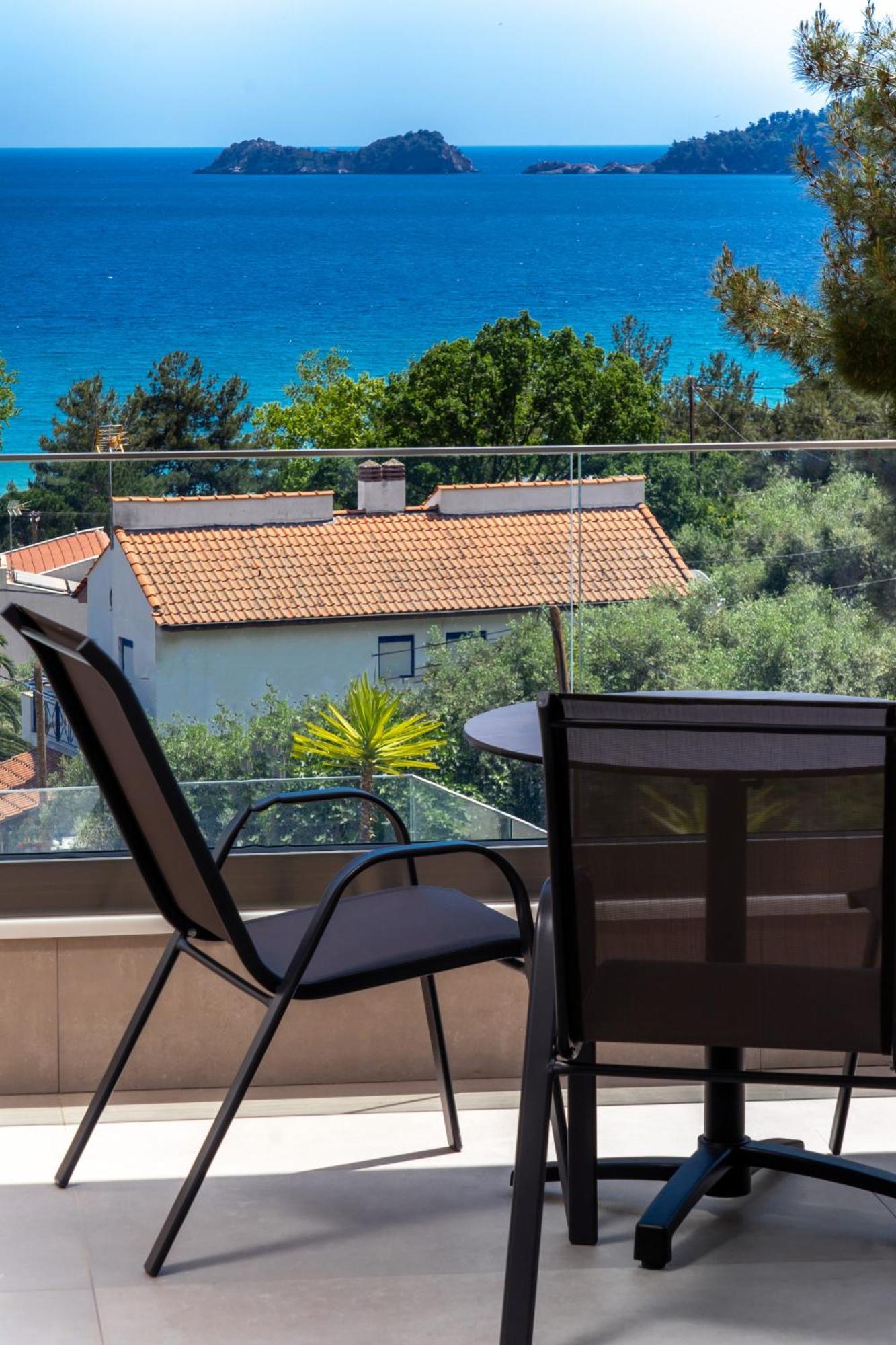 Villa Finikas Thassos Golden Beach Хриси-Амудия Экстерьер фото