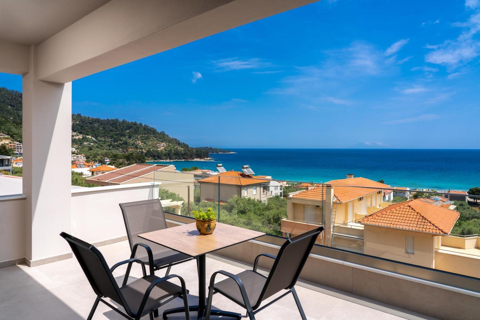 Villa Finikas Thassos Golden Beach Хриси-Амудия Экстерьер фото