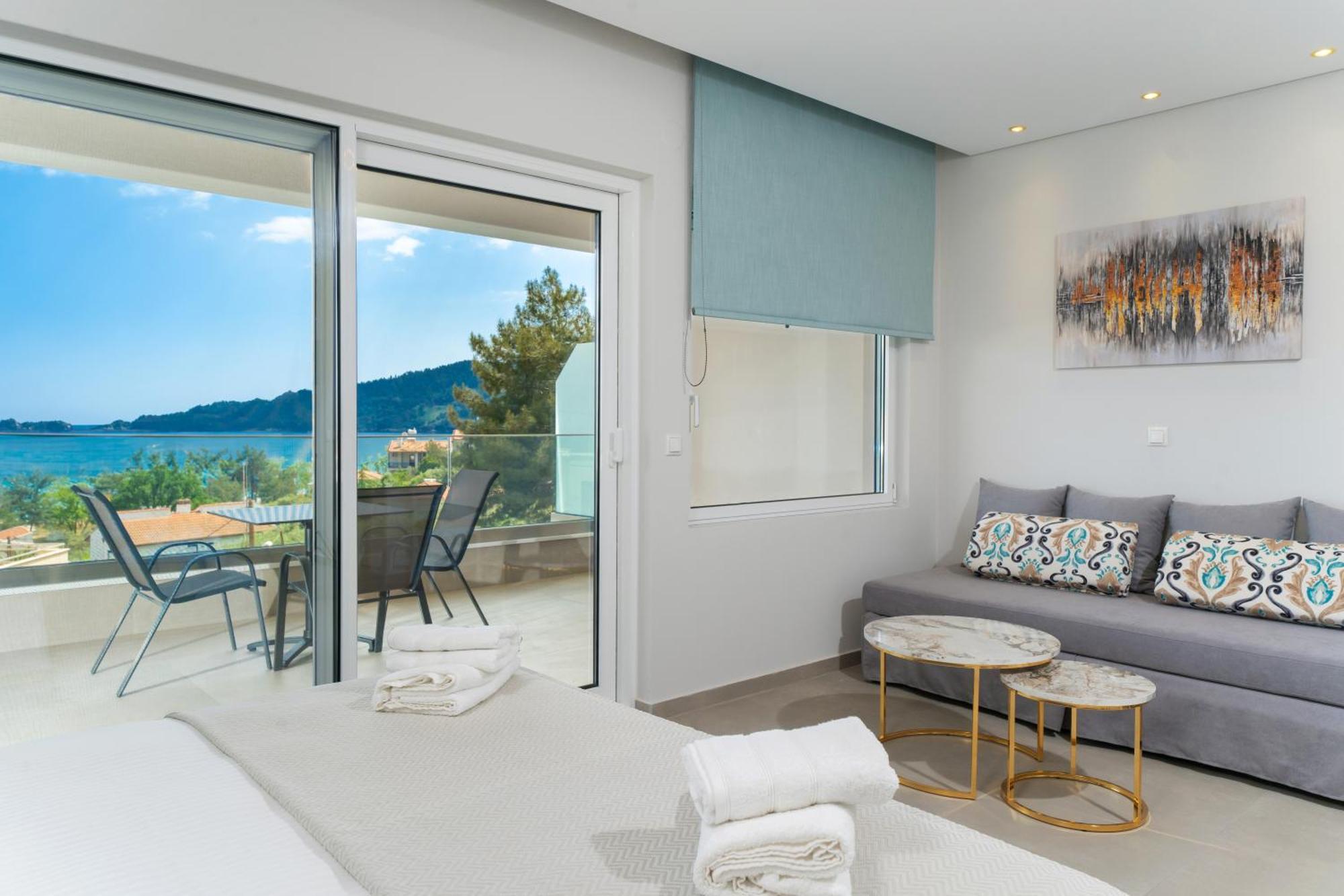 Villa Finikas Thassos Golden Beach Хриси-Амудия Экстерьер фото